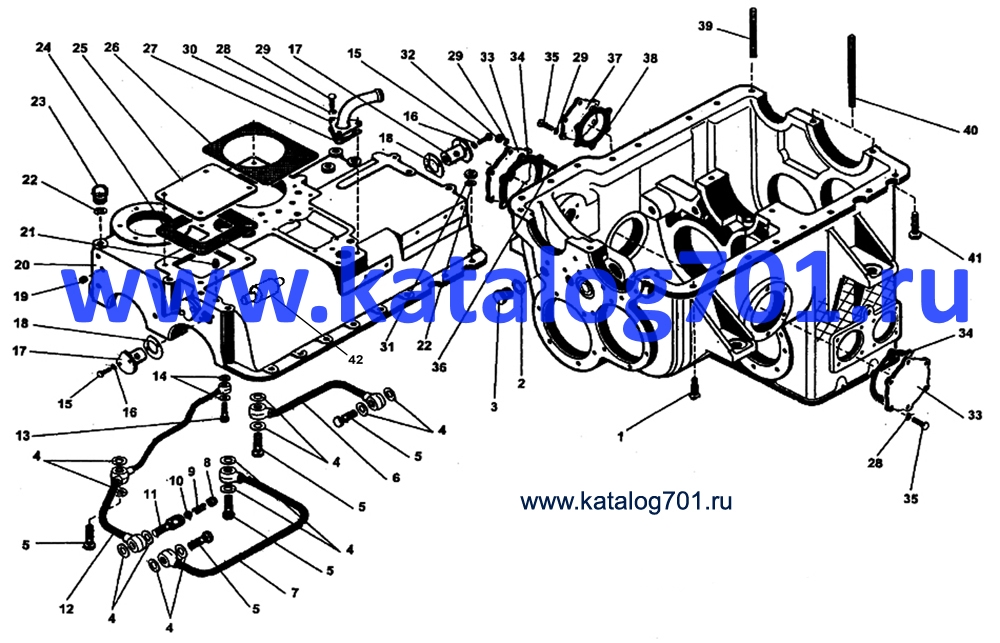276.5010.17.01.000 Картер коробки передач кпп Кировский Завод
