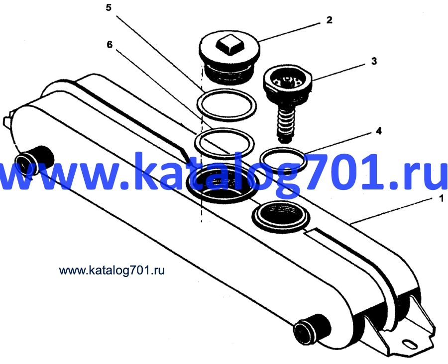 Кировский Завод Запчасти 700А.13.11.000 Бак расширительный Кировец К-702 